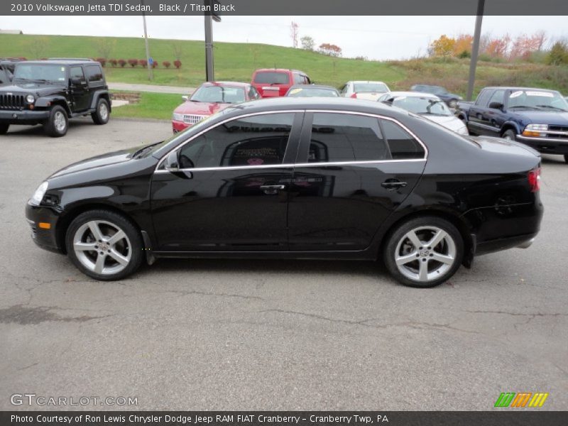 Black / Titan Black 2010 Volkswagen Jetta TDI Sedan