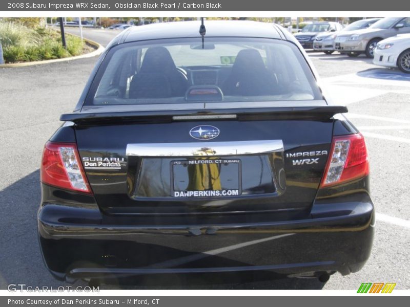 Obsidian Black Pearl / Carbon Black 2008 Subaru Impreza WRX Sedan