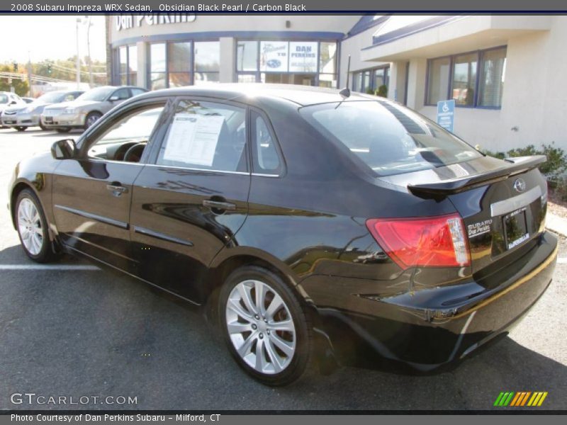 Obsidian Black Pearl / Carbon Black 2008 Subaru Impreza WRX Sedan