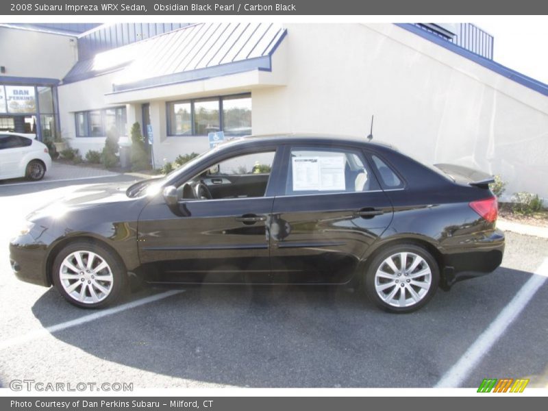 Obsidian Black Pearl / Carbon Black 2008 Subaru Impreza WRX Sedan