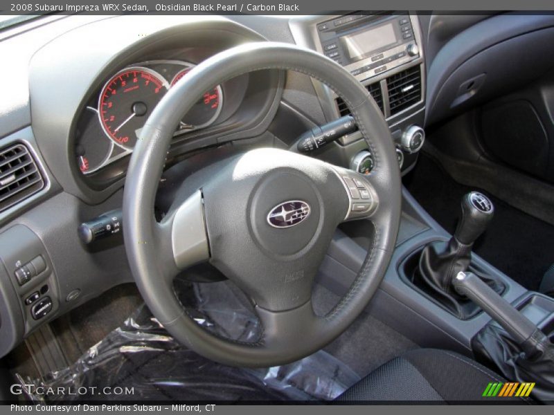 Obsidian Black Pearl / Carbon Black 2008 Subaru Impreza WRX Sedan