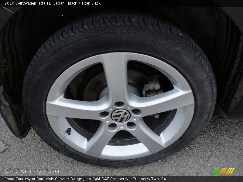 Black / Titan Black 2010 Volkswagen Jetta TDI Sedan