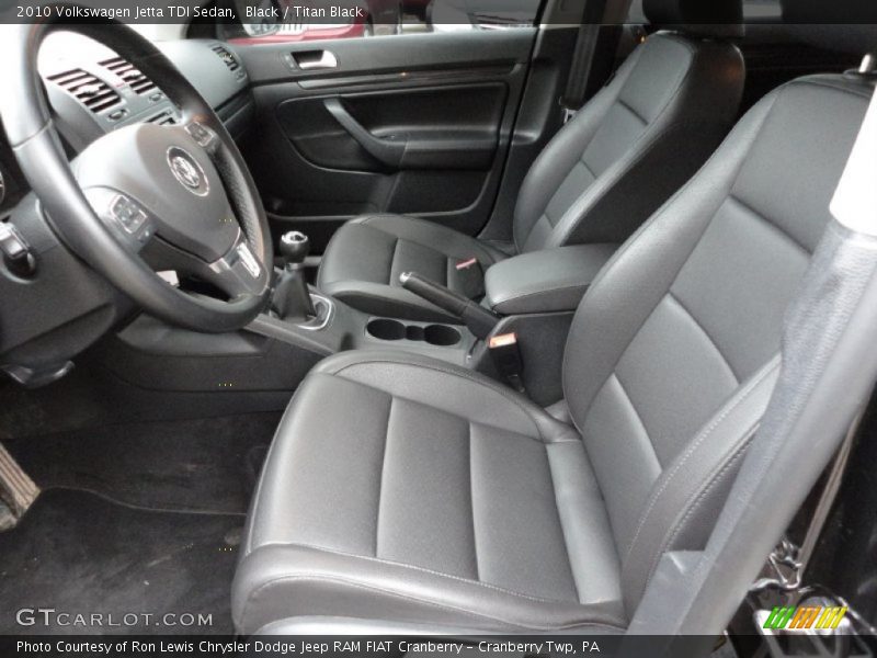 Black / Titan Black 2010 Volkswagen Jetta TDI Sedan