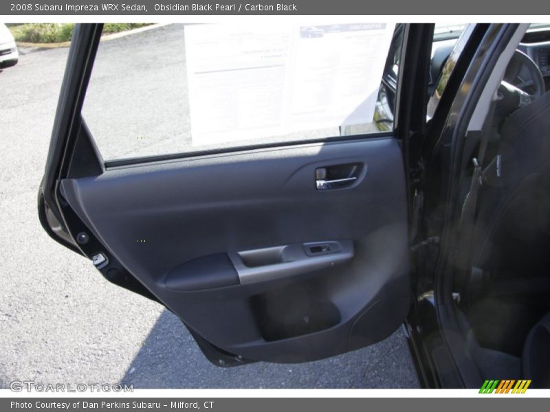 Obsidian Black Pearl / Carbon Black 2008 Subaru Impreza WRX Sedan