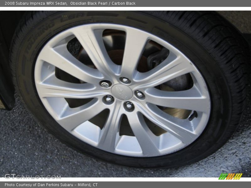 Obsidian Black Pearl / Carbon Black 2008 Subaru Impreza WRX Sedan