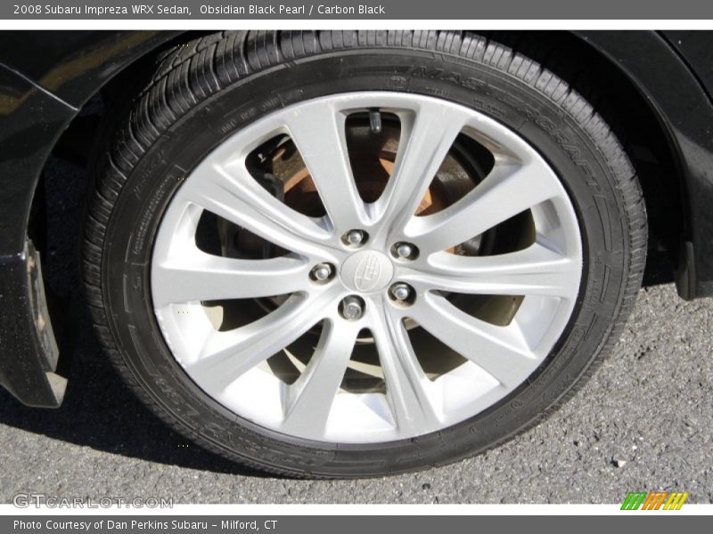 Obsidian Black Pearl / Carbon Black 2008 Subaru Impreza WRX Sedan