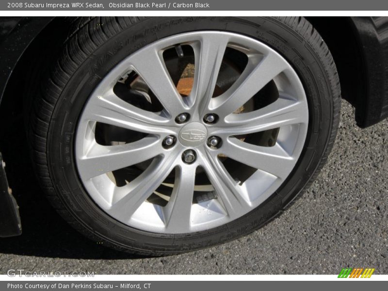 Obsidian Black Pearl / Carbon Black 2008 Subaru Impreza WRX Sedan