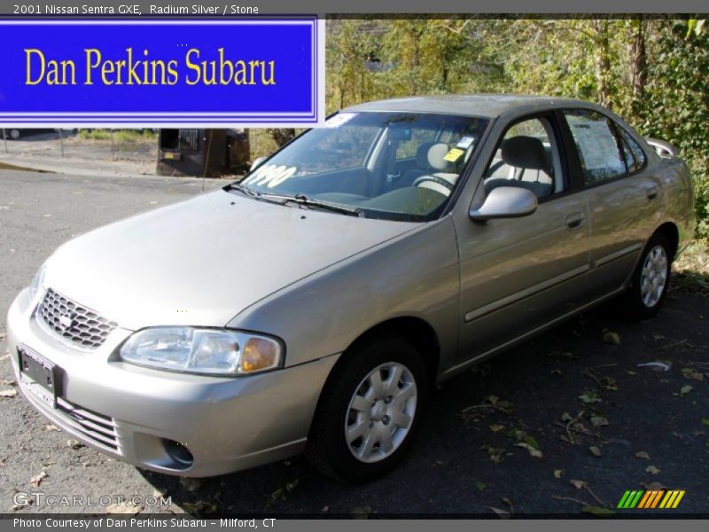 Radium Silver / Stone 2001 Nissan Sentra GXE