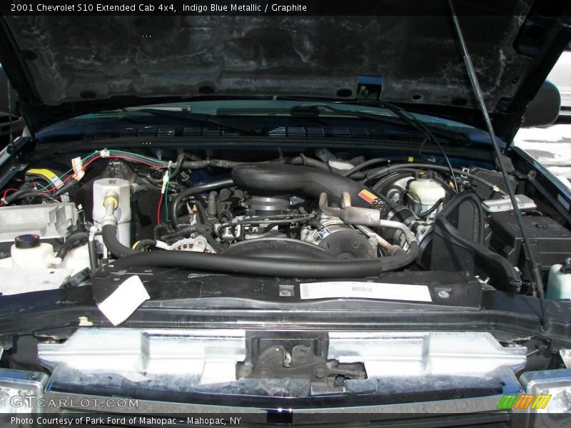 Indigo Blue Metallic / Graphite 2001 Chevrolet S10 Extended Cab 4x4
