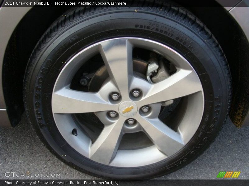 Mocha Steel Metallic / Cocoa/Cashmere 2011 Chevrolet Malibu LT