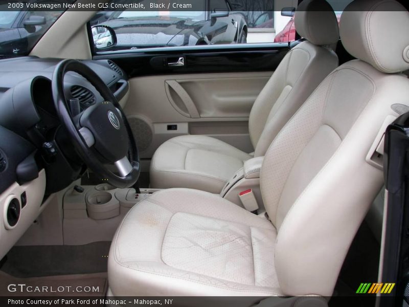 Black / Cream 2003 Volkswagen New Beetle GLS Convertible