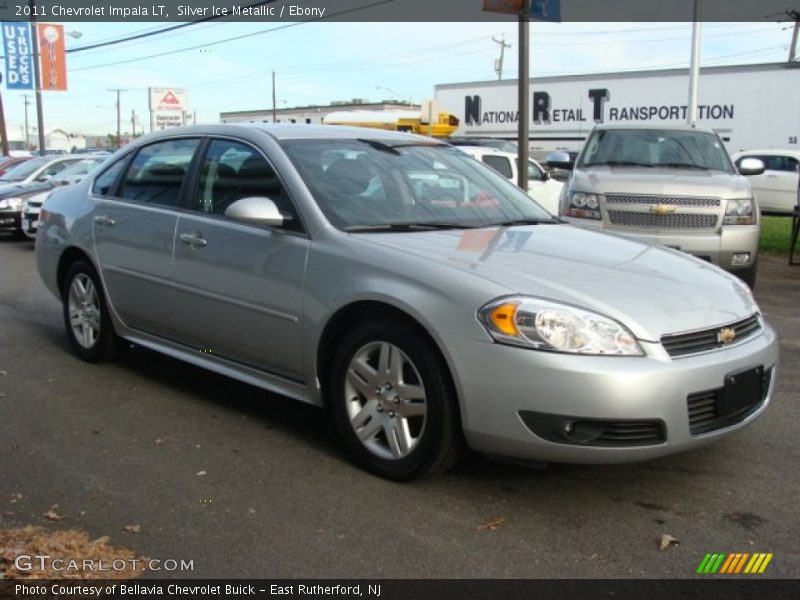 Silver Ice Metallic / Ebony 2011 Chevrolet Impala LT