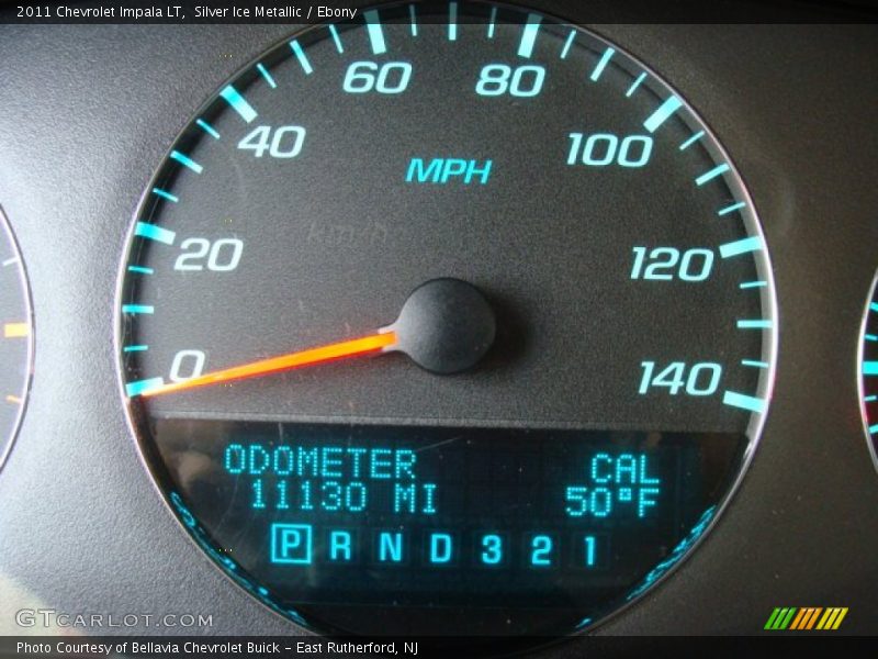 Silver Ice Metallic / Ebony 2011 Chevrolet Impala LT