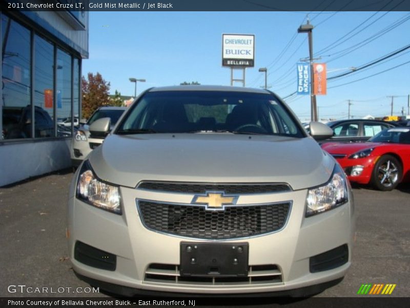 Gold Mist Metallic / Jet Black 2011 Chevrolet Cruze LT
