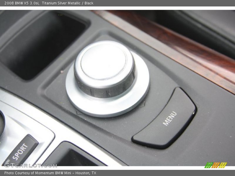 Titanium Silver Metallic / Black 2008 BMW X5 3.0si