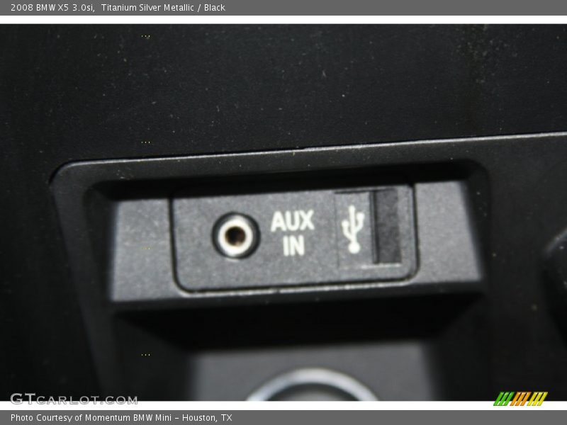 Titanium Silver Metallic / Black 2008 BMW X5 3.0si