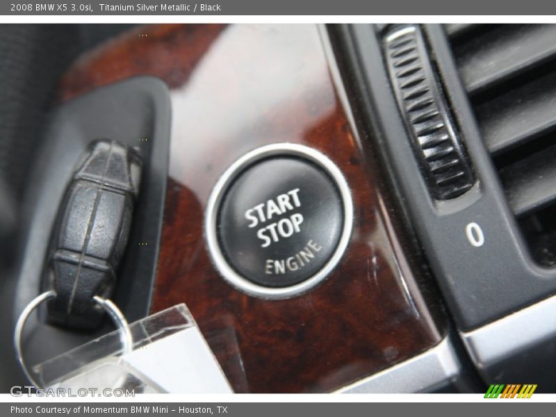 Titanium Silver Metallic / Black 2008 BMW X5 3.0si