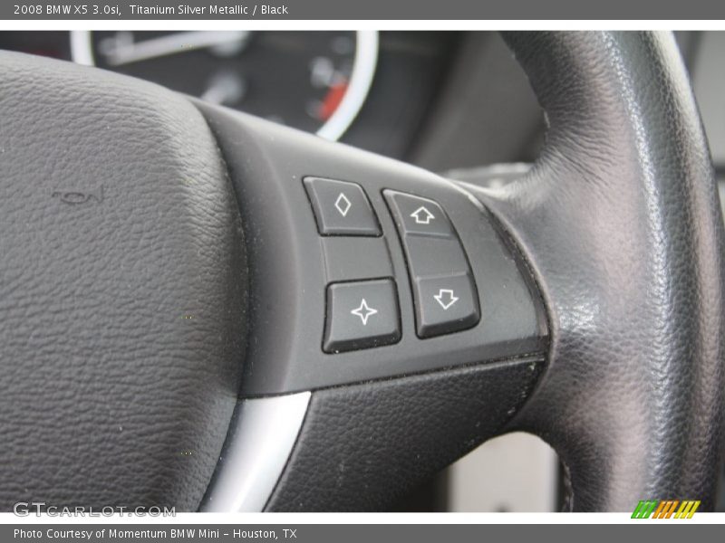 Titanium Silver Metallic / Black 2008 BMW X5 3.0si