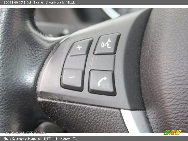 Titanium Silver Metallic / Black 2008 BMW X5 3.0si