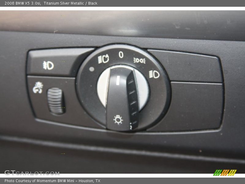 Titanium Silver Metallic / Black 2008 BMW X5 3.0si