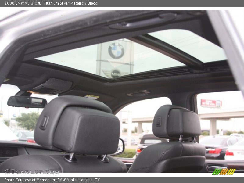 Titanium Silver Metallic / Black 2008 BMW X5 3.0si