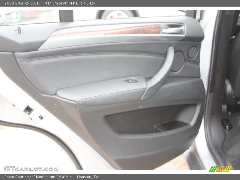 Titanium Silver Metallic / Black 2008 BMW X5 3.0si