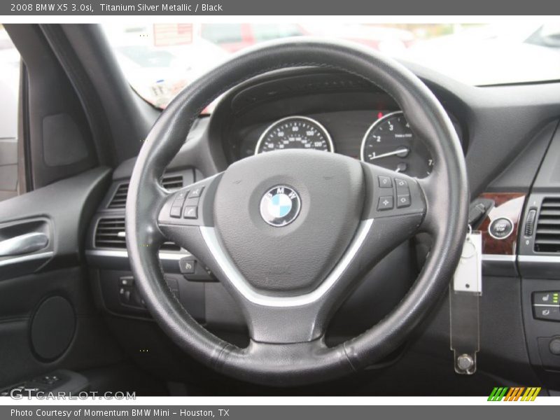 Titanium Silver Metallic / Black 2008 BMW X5 3.0si