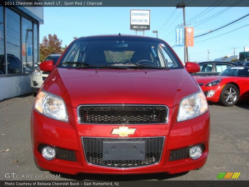 Sport Red / Charcoal 2011 Chevrolet Aveo Aveo5 LT