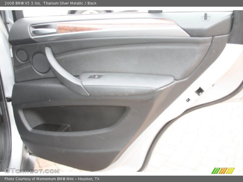 Titanium Silver Metallic / Black 2008 BMW X5 3.0si