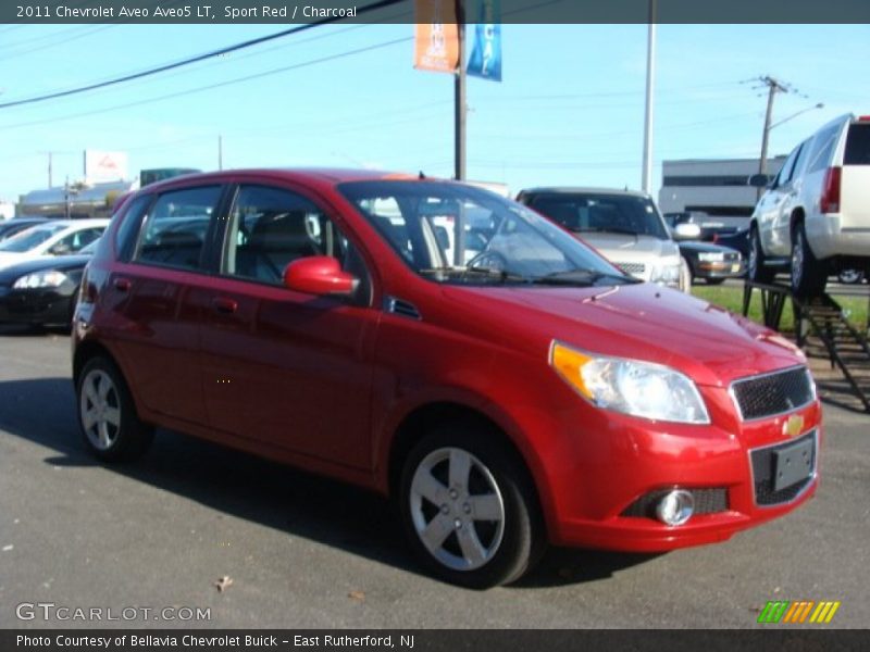 Sport Red / Charcoal 2011 Chevrolet Aveo Aveo5 LT