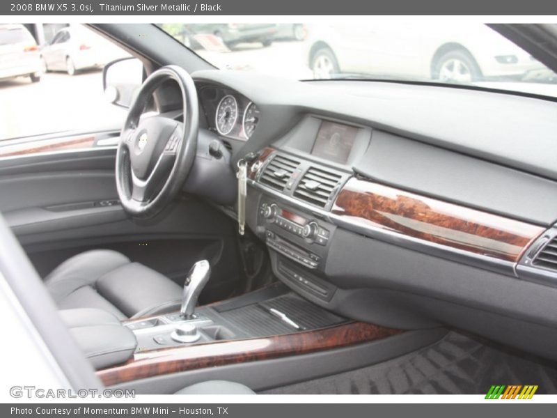 Titanium Silver Metallic / Black 2008 BMW X5 3.0si