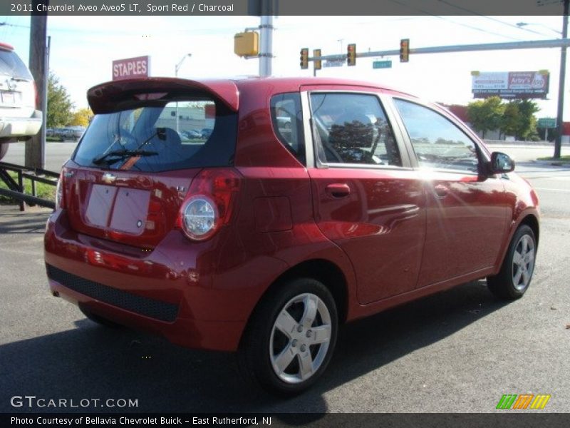 Sport Red / Charcoal 2011 Chevrolet Aveo Aveo5 LT