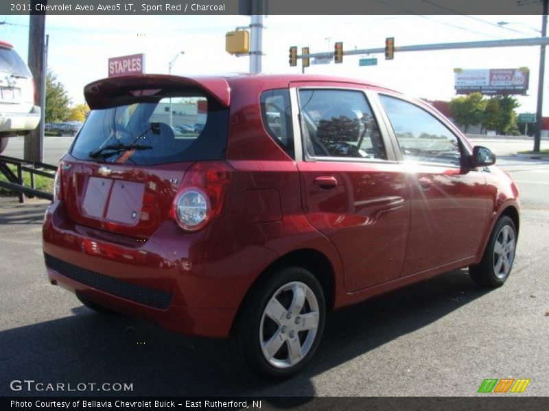 Sport Red / Charcoal 2011 Chevrolet Aveo Aveo5 LT