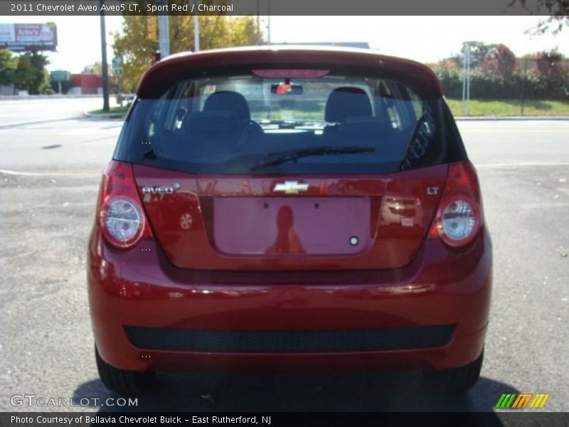 Sport Red / Charcoal 2011 Chevrolet Aveo Aveo5 LT