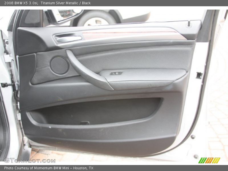 Titanium Silver Metallic / Black 2008 BMW X5 3.0si