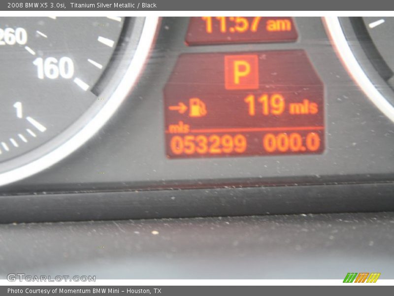 Titanium Silver Metallic / Black 2008 BMW X5 3.0si