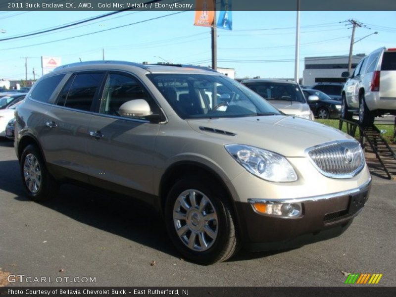 Gold Mist Metallic / Ebony/Ebony 2011 Buick Enclave CXL AWD