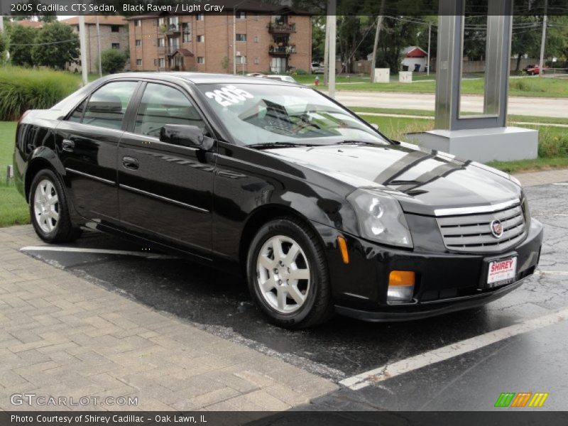 Black Raven / Light Gray 2005 Cadillac CTS Sedan