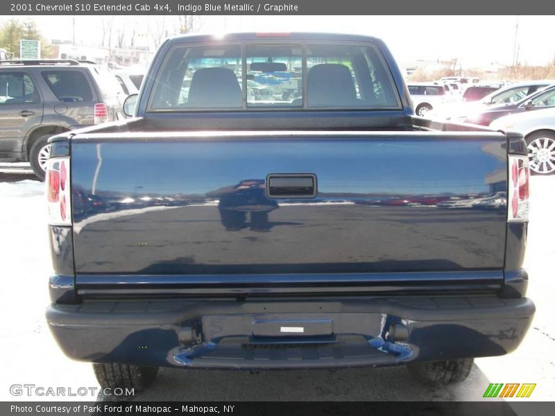 Indigo Blue Metallic / Graphite 2001 Chevrolet S10 Extended Cab 4x4