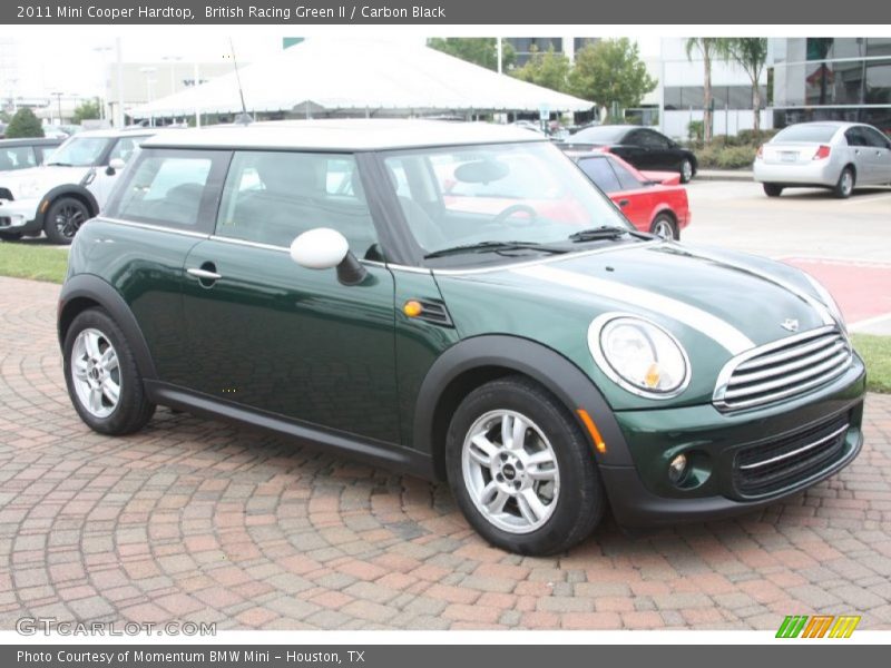 British Racing Green II / Carbon Black 2011 Mini Cooper Hardtop
