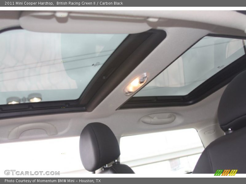 British Racing Green II / Carbon Black 2011 Mini Cooper Hardtop