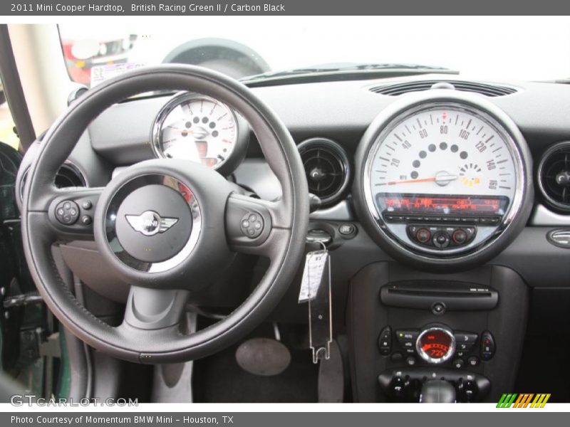 British Racing Green II / Carbon Black 2011 Mini Cooper Hardtop