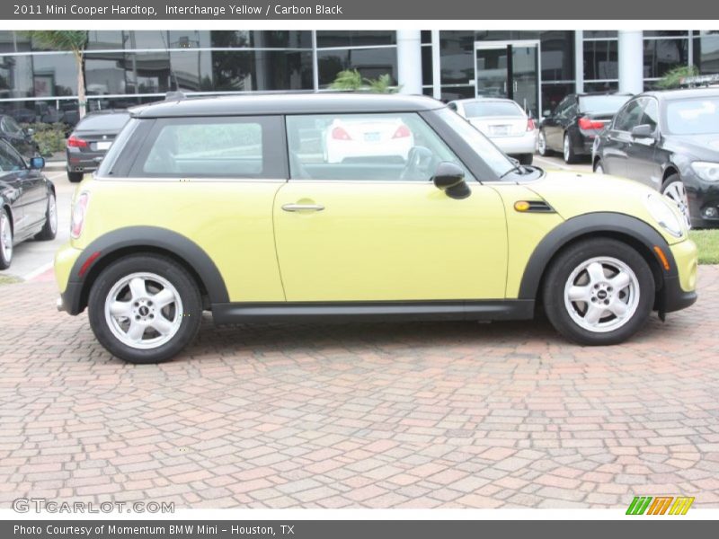Interchange Yellow / Carbon Black 2011 Mini Cooper Hardtop