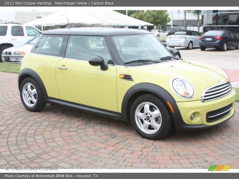 Interchange Yellow / Carbon Black 2011 Mini Cooper Hardtop