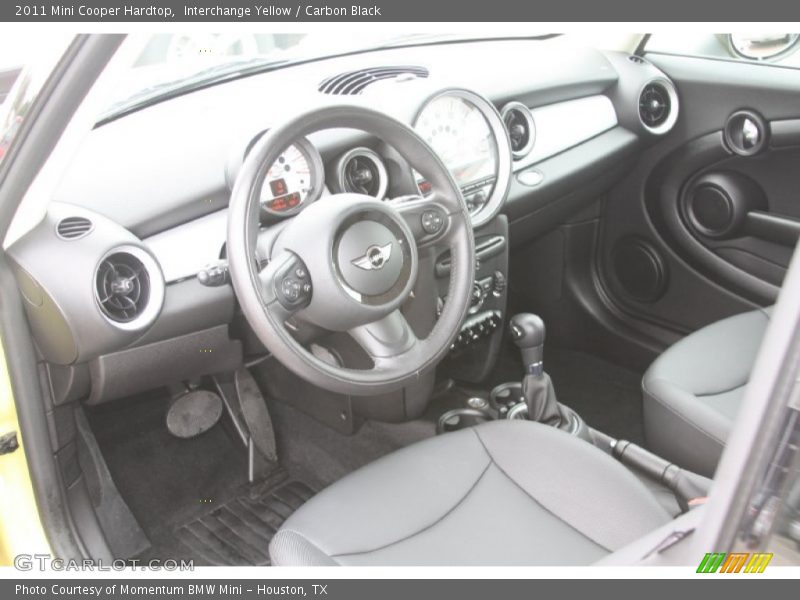Interchange Yellow / Carbon Black 2011 Mini Cooper Hardtop