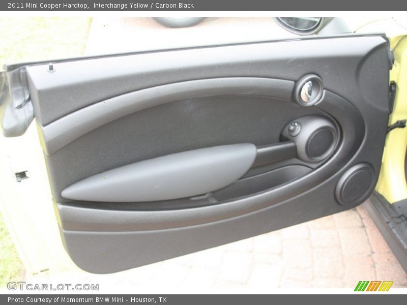 Interchange Yellow / Carbon Black 2011 Mini Cooper Hardtop