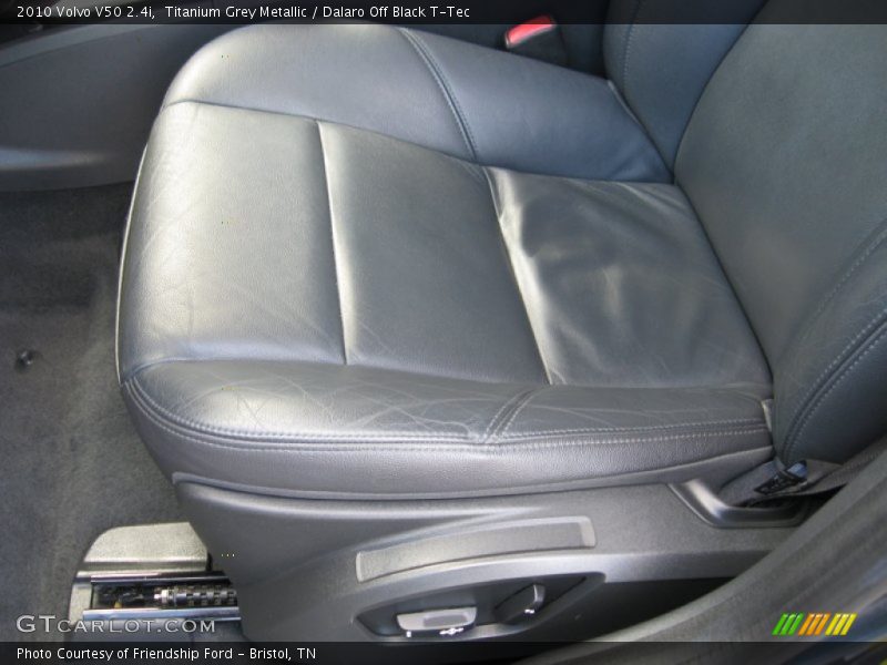 Titanium Grey Metallic / Dalaro Off Black T-Tec 2010 Volvo V50 2.4i