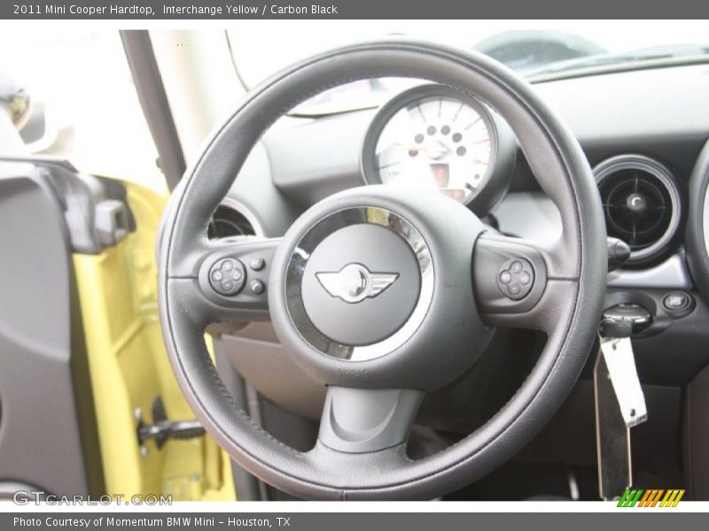 Interchange Yellow / Carbon Black 2011 Mini Cooper Hardtop