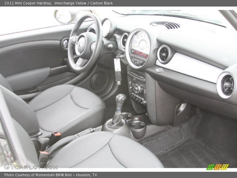 Interchange Yellow / Carbon Black 2011 Mini Cooper Hardtop