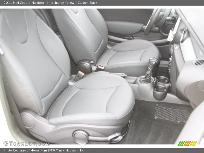 Interchange Yellow / Carbon Black 2011 Mini Cooper Hardtop